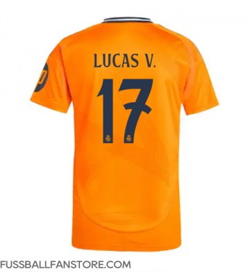 Real Madrid Lucas Vazquez #17 Replik Auswärtstrikot 2024-25 Kurzarm